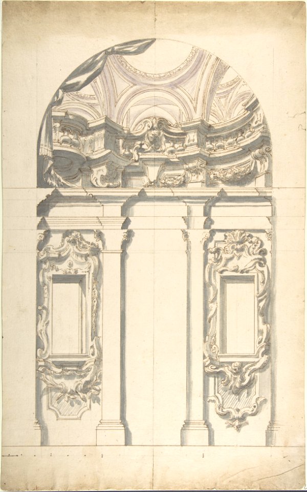 Two alternate Design for a wall elevation MET DP803479