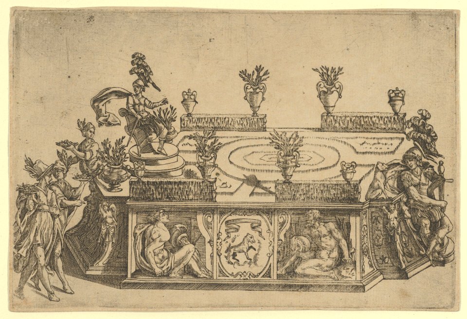 Triumphal car from the marriage of Ferdinand de' Medici and Christine of Lorraine MET DP855565