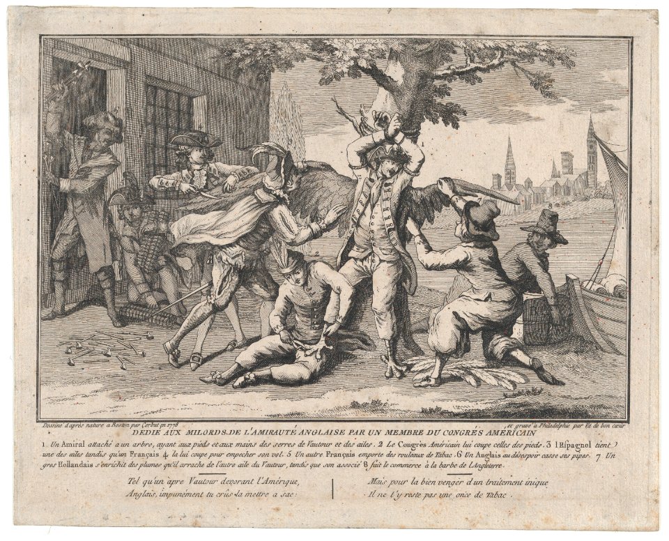 Va de Bon Coeur; Dédié aux Milords de l'Amirauté Anglaise par un Membre de Congrès Américain MET DP877008