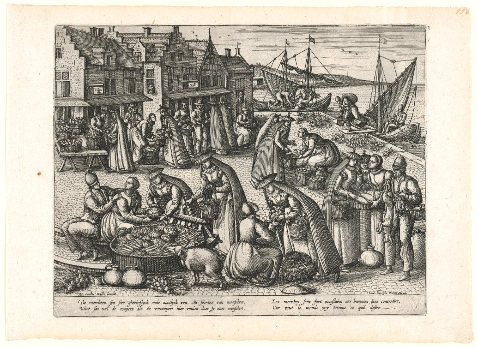 Vegetable Market, from the pair Meat Market and Vegetable Market MET DP864817