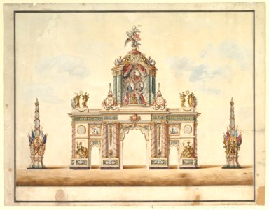 Triumphal Arch, April 1814 MET DP820729
