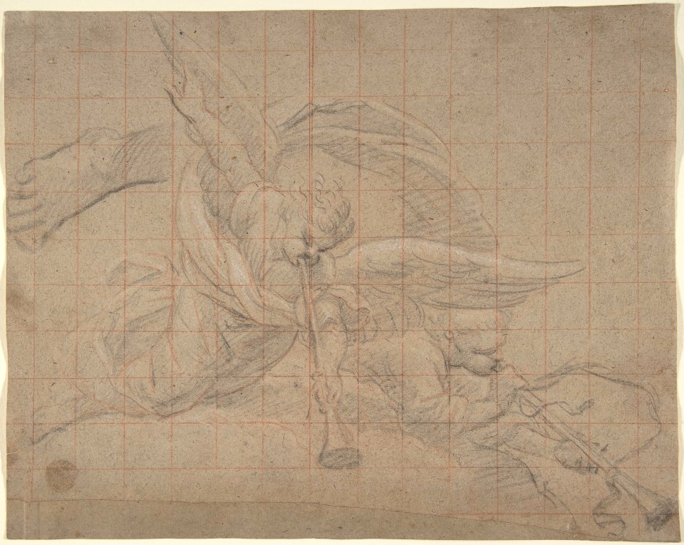 Two Angels, Study for the Val de Grâce MET DP807620