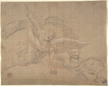 Two Angels, Study for the Val de Grâce MET DP807620