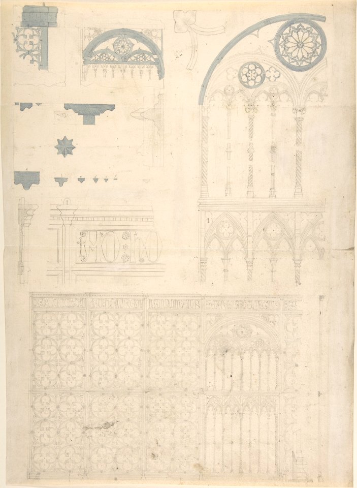 Tracery and Church Ornament MET DP806792