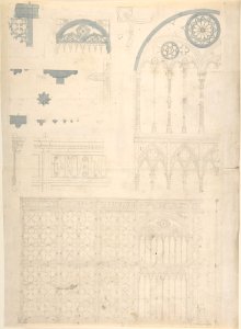Tracery and Church Ornament MET DP806792