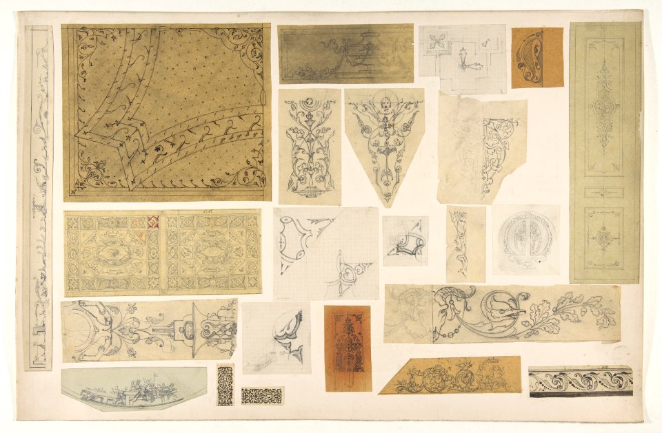 Twenty-two designs for the painted decoration of interiors MET DP811448