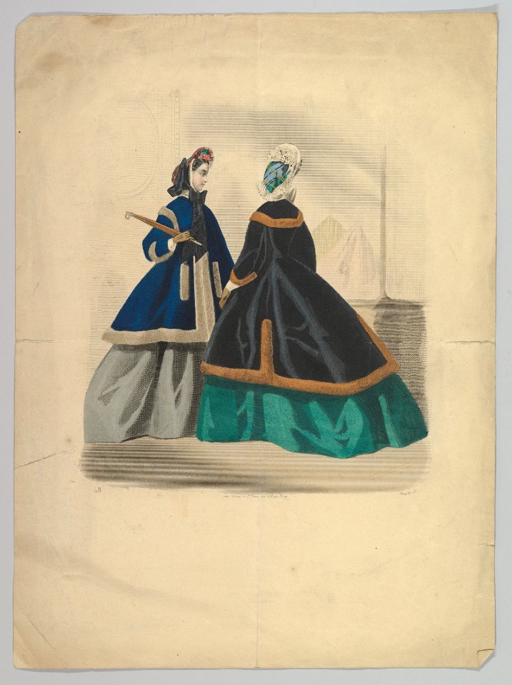 Two Women Wearing Coats MET DP819133