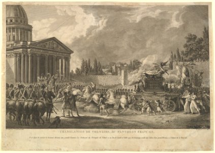 Translation de Voltaire au Panthéon Français MET DP829314