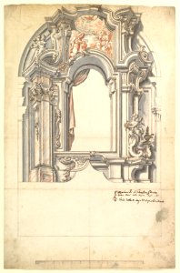 Two Alternate Designs for an Altar (?) MET DP820537