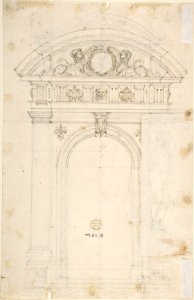Two Alternate Designs for Triumphal Arch MET DP808591