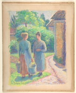 Two Women in a Garden MET DP807940