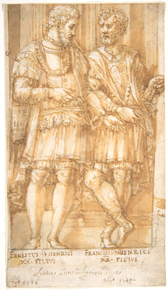 Two Princes of the House of Este- Ernest VI and Francis II MET DP810250
