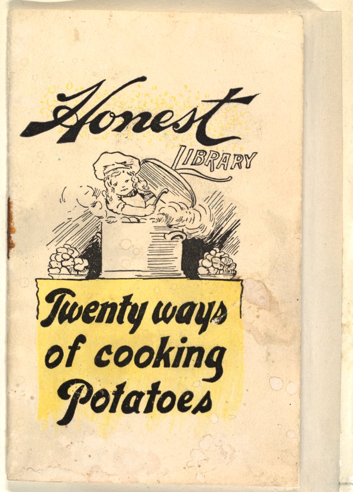 Twenty Ways of Cooking Potatoes, from the Honest Library series (N115) issued by Duke Sons & Co. to promote Honest Long Cut Tobacco MET DPB873465