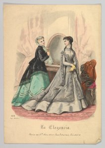 Two Women with a Mirror, No. 868, from La Elegancia (San Sebastian?) MET DP819129