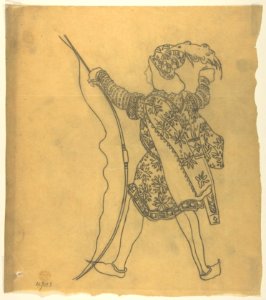Tracing of a Ballet Costume- St Sebastian MET DP809343