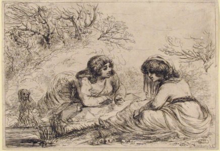 Two Women in a Landscape MET 63.645.5