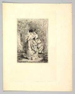 Two Young Ladies in a Garden MET DP819177