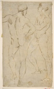 Two nude figures MET DP811345