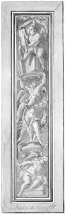 Two Pilaster with White Putti on Tan Ground MET 226986