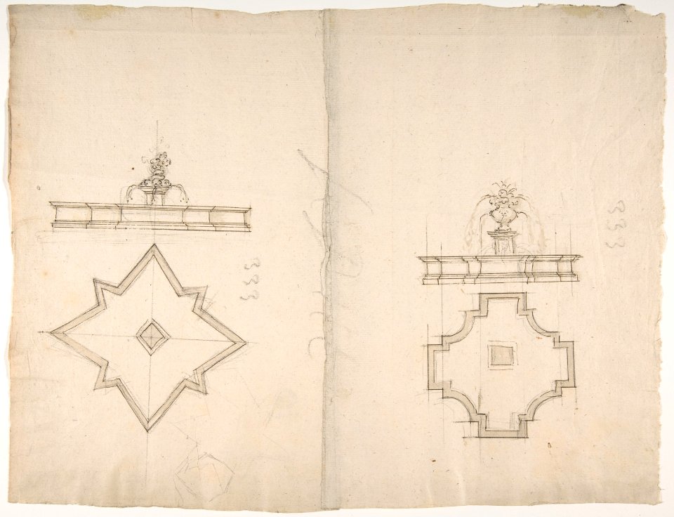 Two Plans and Elevations for Fountains MET DP810732