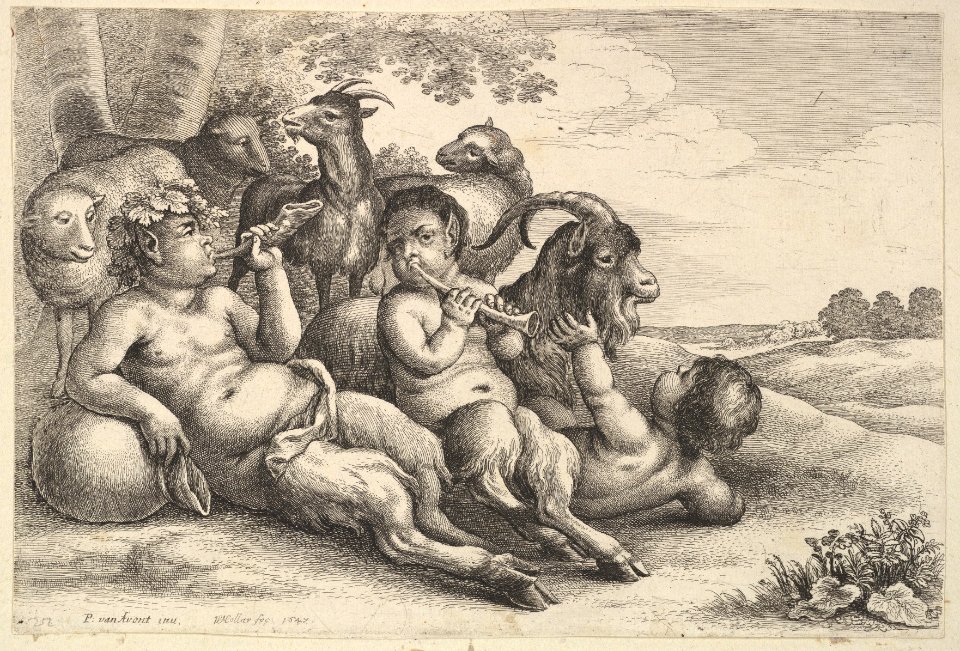 Two young satyrs and a boy MET DP823139