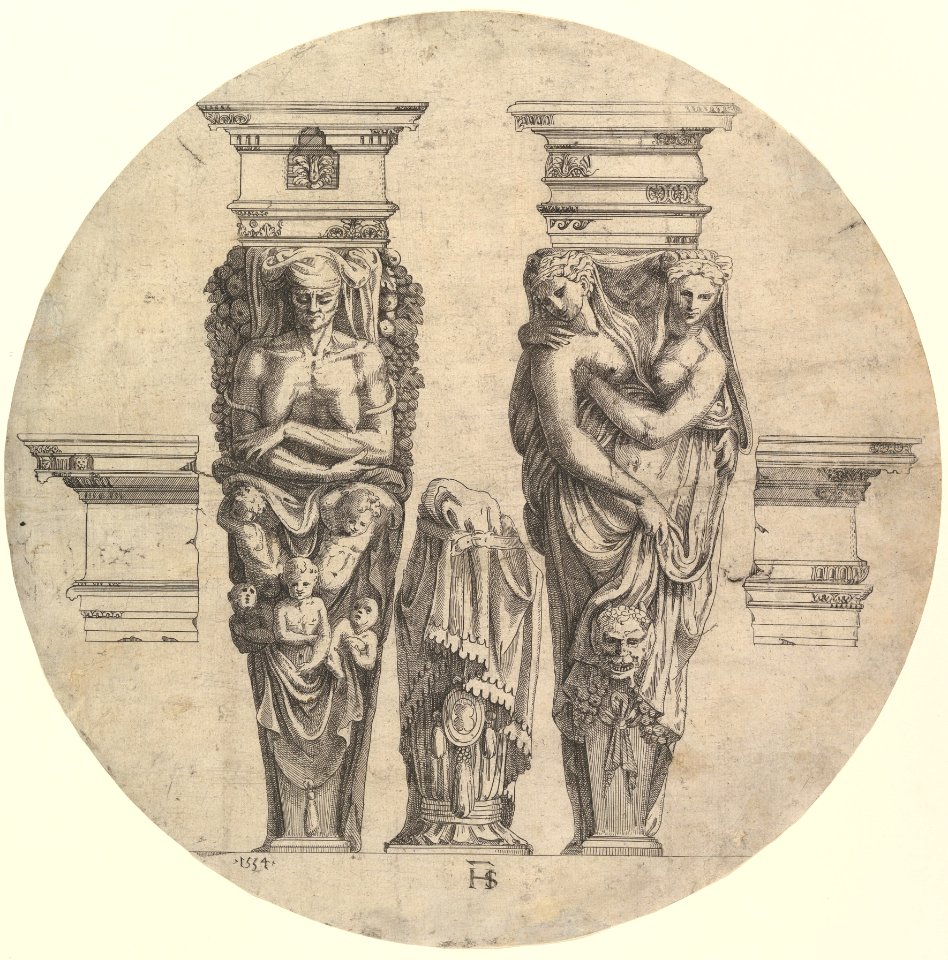 Two Terms, Two Cornices and a Pillar MET DP822151