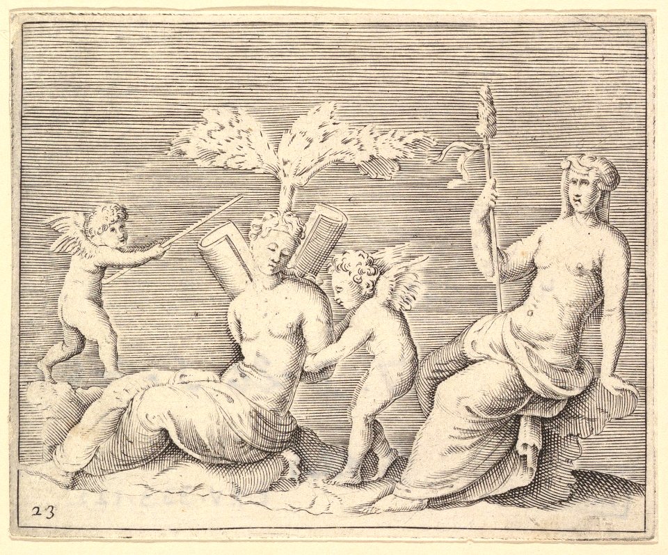 Two Women and Two Cupids MET DP819669