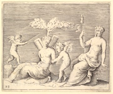 Two Women and Two Cupids MET DP819669
