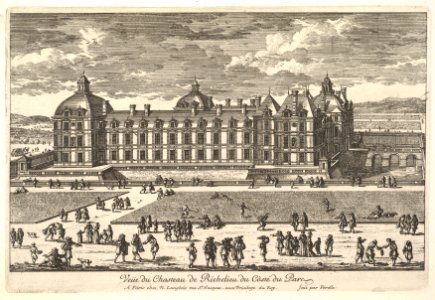 Veüe du Château de Richelieu du Côté du Parc MET DP829055
