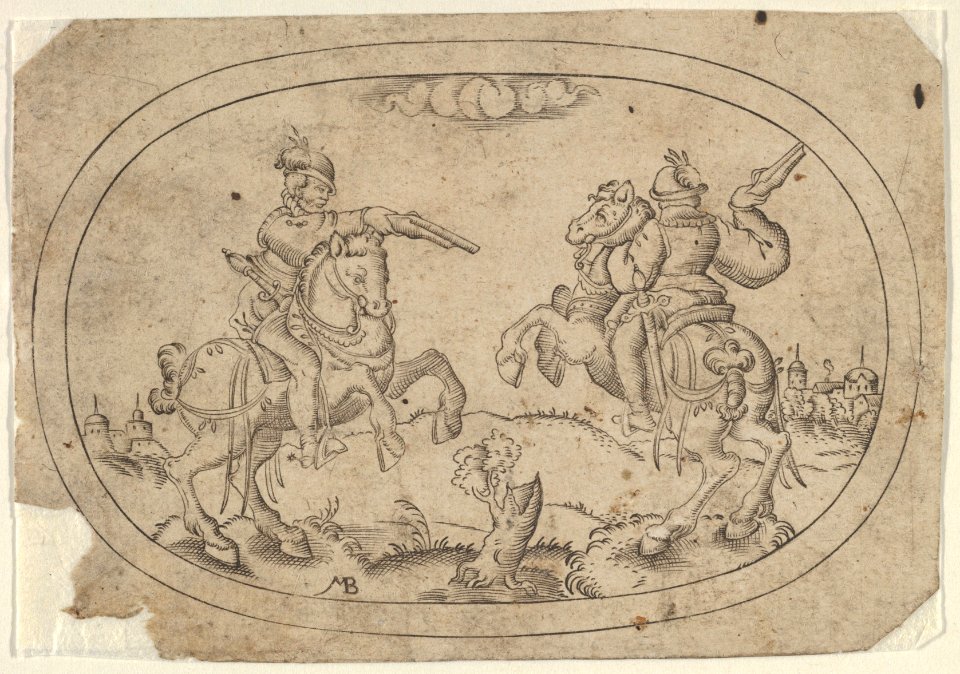 Two Riders, from Das Bossenbüchlein MET DP837092