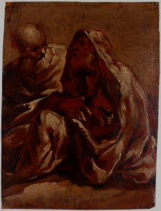 Two Seated Bearded Male Figures MET 61.143