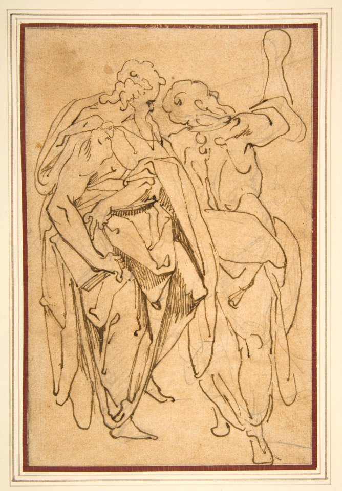 Two Standing Male Figures MET DP812309