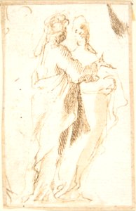 Two Standing Figures MET DP800524