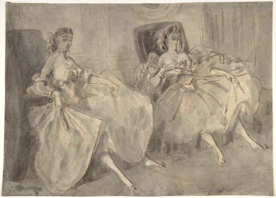 Two Seated Women MET DP806716