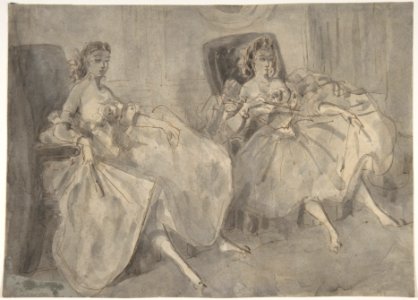 Two Seated Women MET DP806716