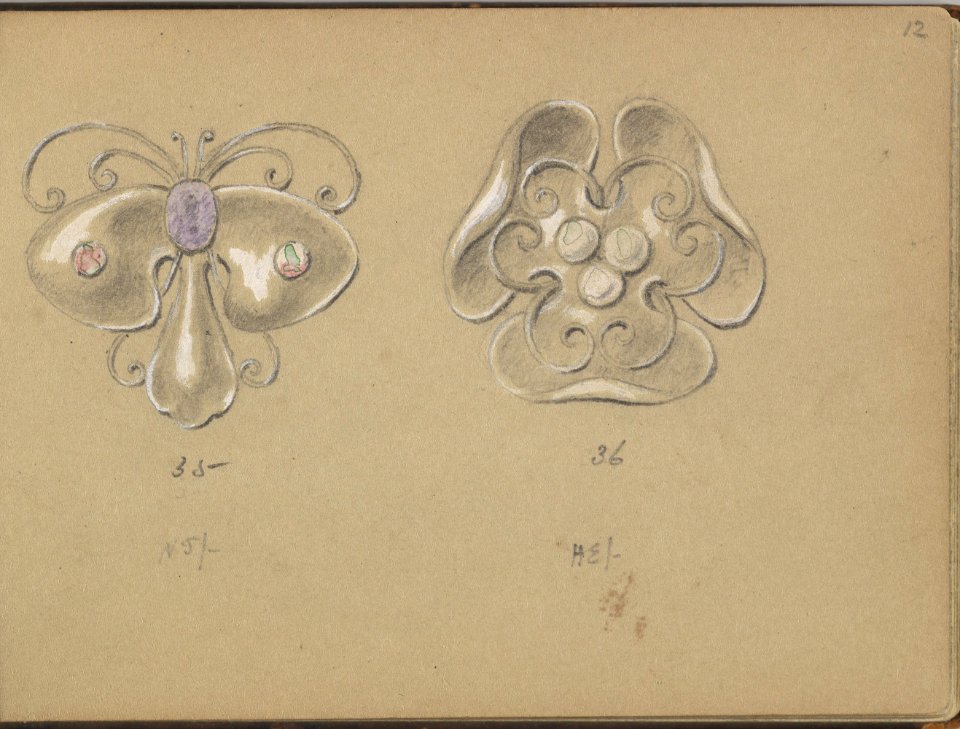 Two SIlver Jewelry Designs MET DP827245
