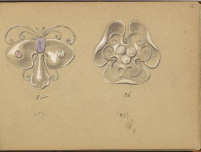 Two SIlver Jewelry Designs MET DP827245