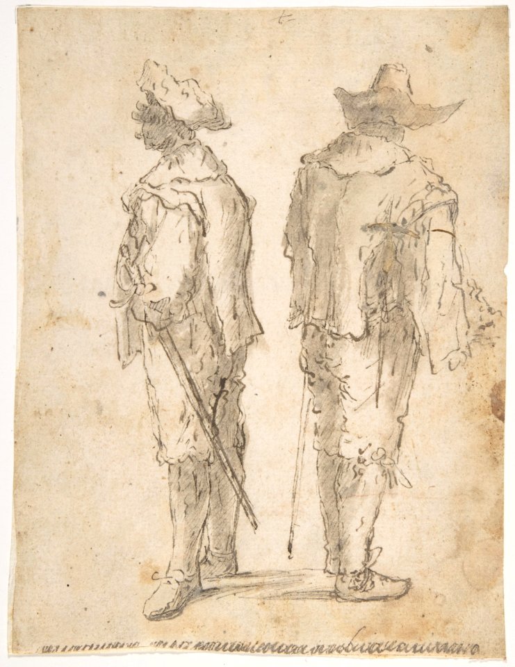 Two Standing Men MET DP809903