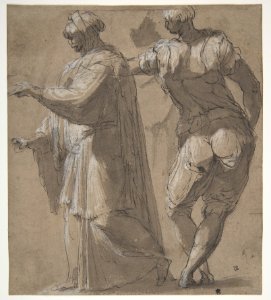 Two Standing Male Figures MET DP811061