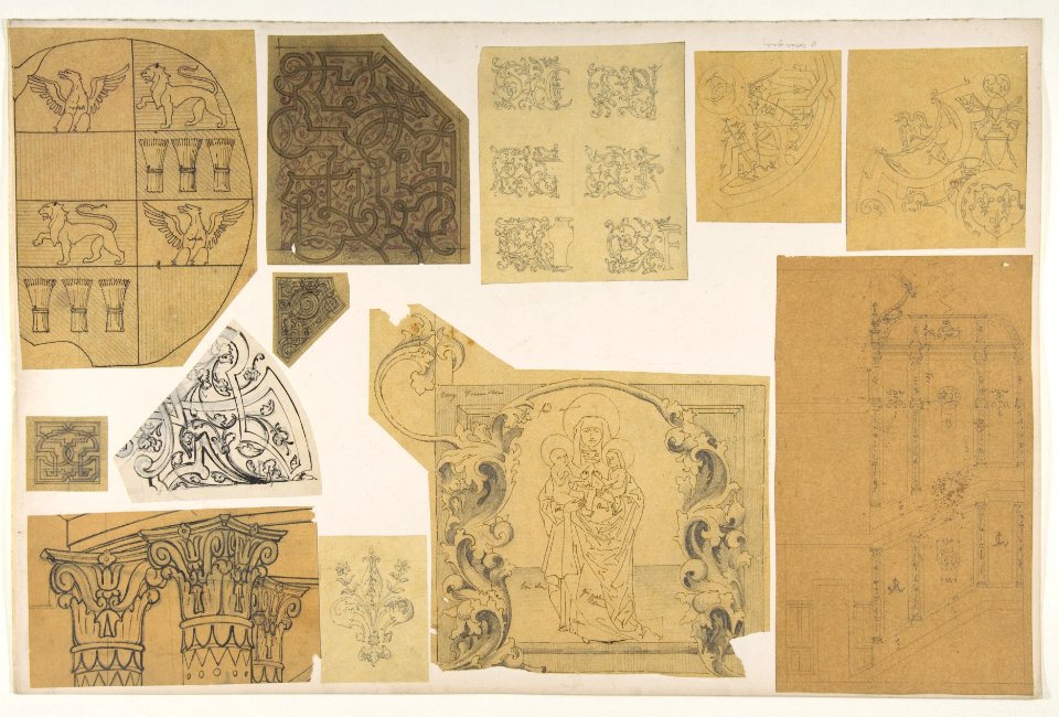 Twelve ornamental designs for the decoration of interiors MET DP811216
