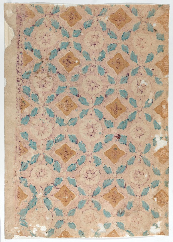 Two sheets with geometric patterns Met DP887066
