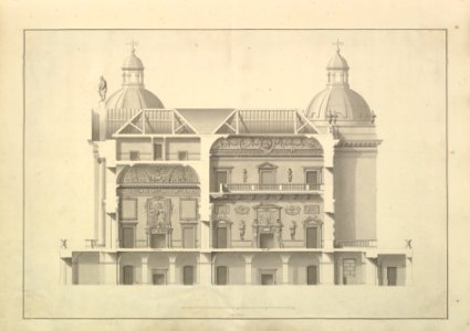 Transverse Section, Houghton Hall, Norfolk MET DP829084