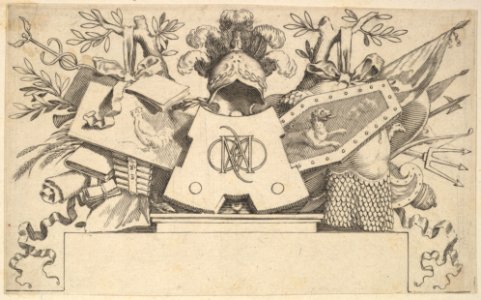 Trophy with Monogram Containing the Letters of LEONARDOS MET DP822479