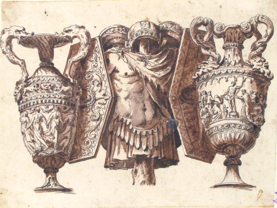 Trophy with Two Vases and a Cuirass MET 52.570.296