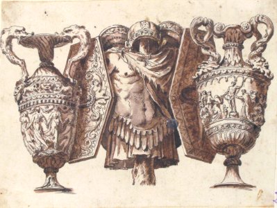 Trophy with Two Vases and a Cuirass MET 52.570.296