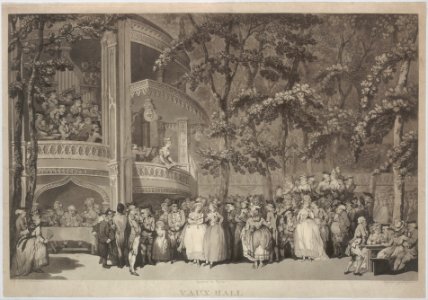 Vauxhall Gardens MET DT204979. Free illustration for personal and commercial use.