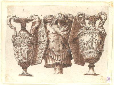 Trophy with Two Vases and a Cuirass MET DP109968