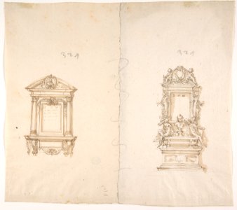 Two Designs for Memorial Tablets MET DP810725