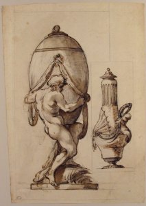Two Designs for Vases (recto); Variant Design for a Vase (verso) MET 1977.644