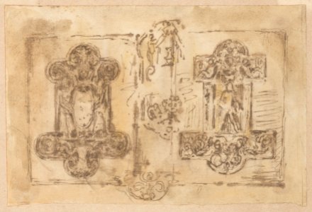 Two designs for ornamental plaques MET DP223366